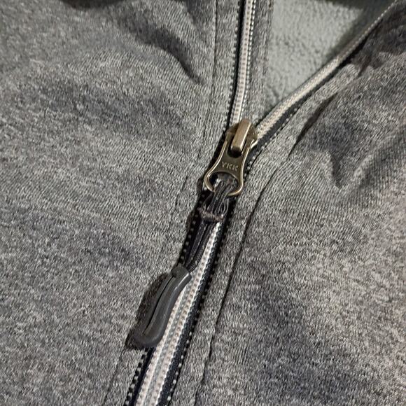 L.L.Bean Kids L 14-16 Hooded Sweatshirt Jacket Full-Zip Grey Front Pocket - Picture 5 of 13